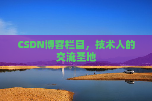 CSDN博客栏目，技术人的交流圣地